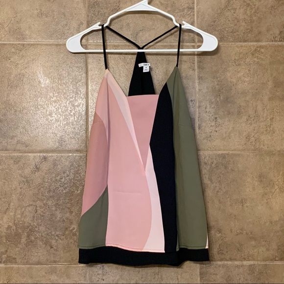 Bar III Tops - Bar 111 color block Top size Medium NWT